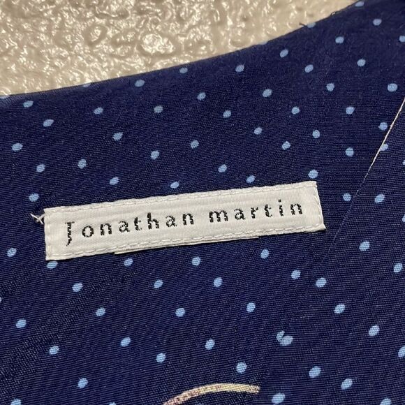 Jonathan Martin Vintage Floral Button Front Midi Dress Size Small - Picture 6 of 6